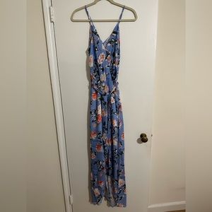 Karina Grimaldi floral violet / blue dress, great condition